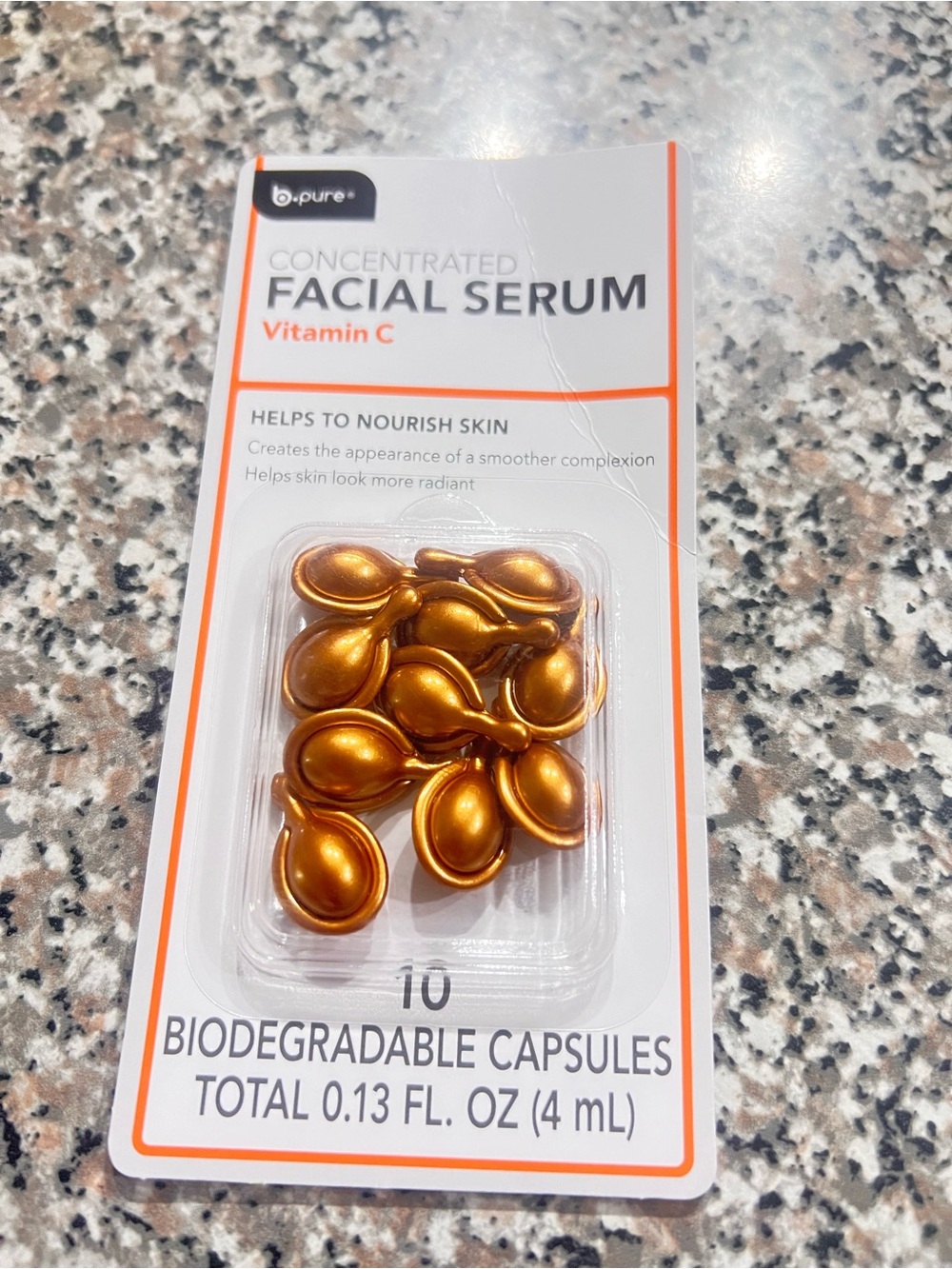 Vitamin C Concentrated Facial Serum Capsules - Gold